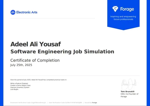 Software Engineering Job Simulation